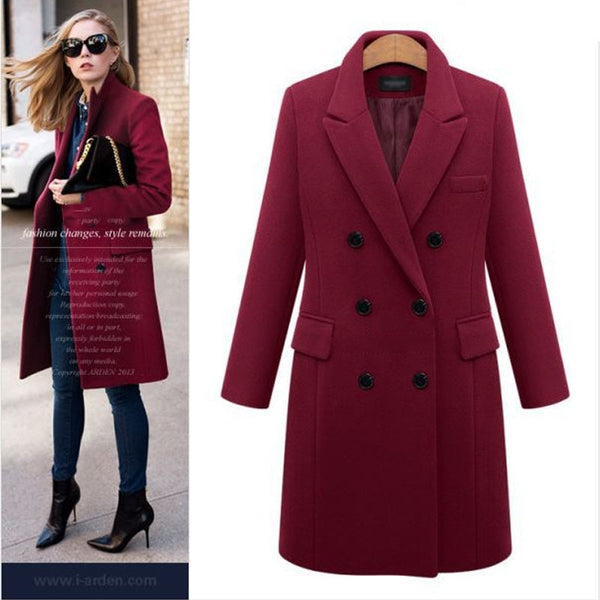 Plus Size Autumn Winter Coat Women