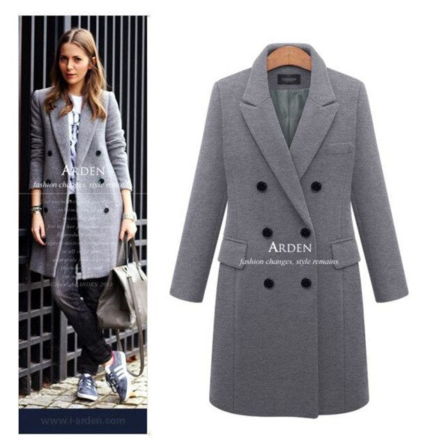 Plus Size Autumn Winter Coat Women