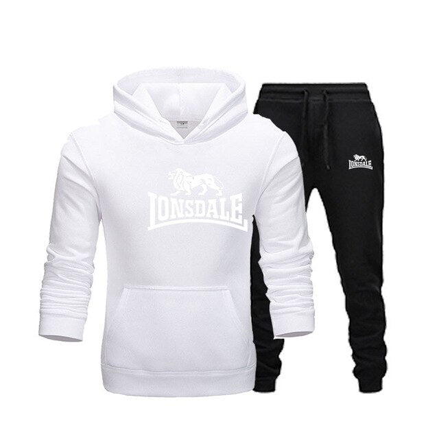 Winter street fashion men and women hoodie suit warm fleece hoodie