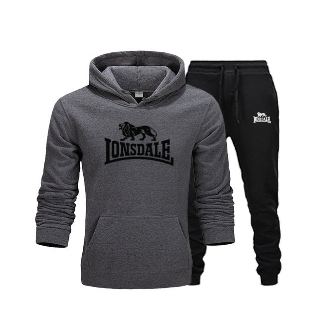 Winter street fashion men and women hoodie suit warm fleece hoodie