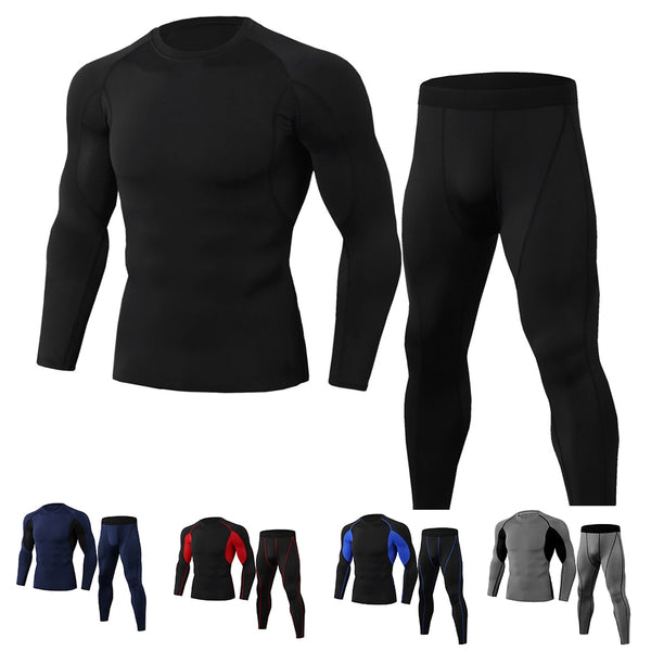Men's Compression Running jogging Suits Clothes Sports