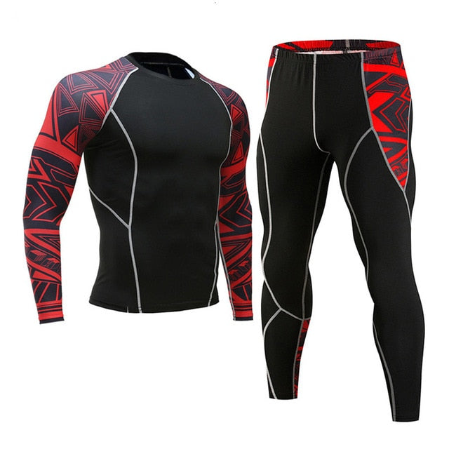 Sport Suits Men's Sportswear Shirts+pants Running sets Clothes Sports Joggers