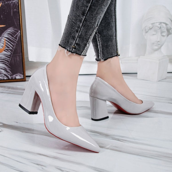 Large size women's high heels European and American fashion