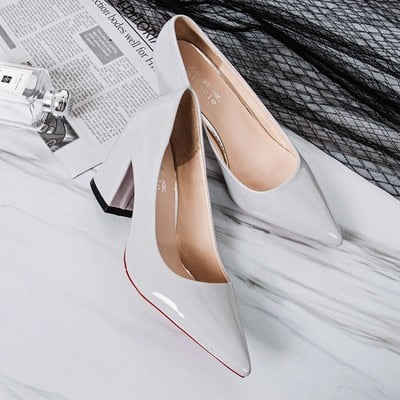 Large size women's high heels European and American fashion