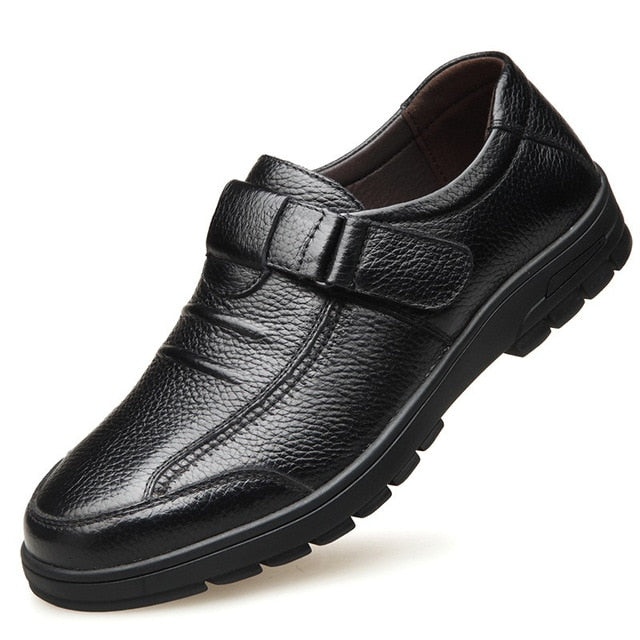 Spring Autumn Man Shoes Genuine Leather Casual Shoes Men Non-slip