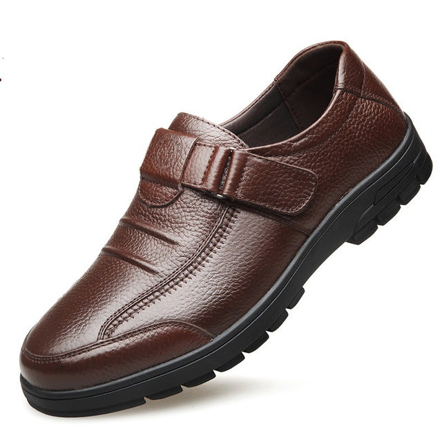 Spring Autumn Man Shoes Genuine Leather Casual Shoes Men Non-slip
