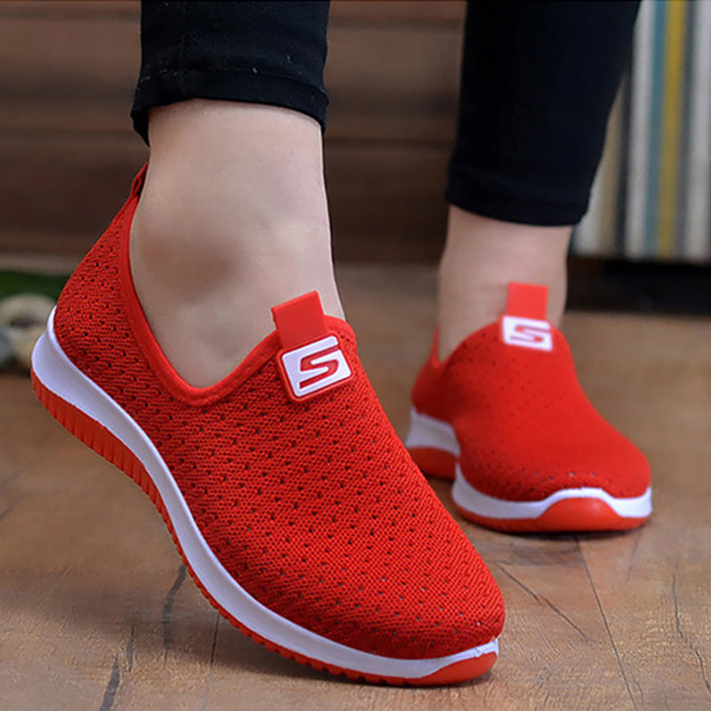 Women's Sneakers Breathable Mesh Wedges Summer Shoes For Women