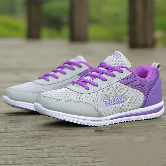 New Woman Casual Shoes Breathable Women Sneakers Shoes Mesh Female