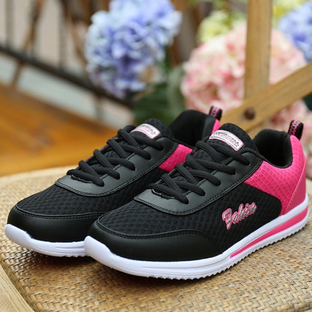 New Woman Casual Shoes Breathable Women Sneakers Shoes Mesh Female