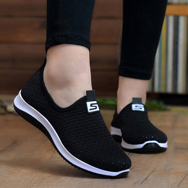 Women's Sneakers Breathable Mesh Wedges Summer Shoes For Women