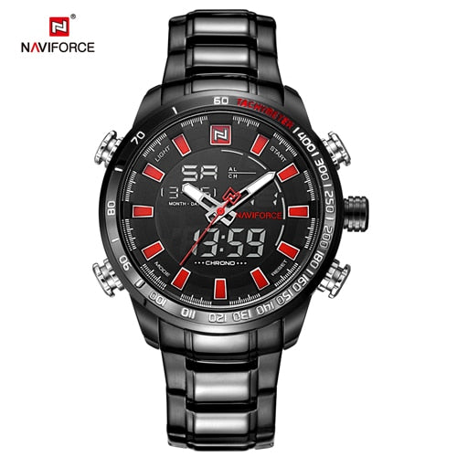 NAVIFORCE Mens Watch Quartz Analog  Luxury Fashion Sport
