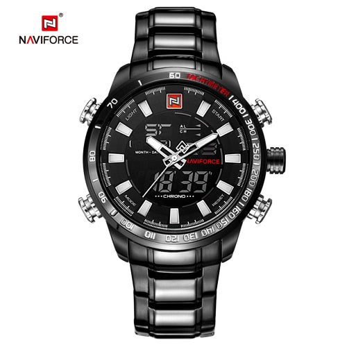 NAVIFORCE Mens Watch Quartz Analog  Luxury Fashion Sport