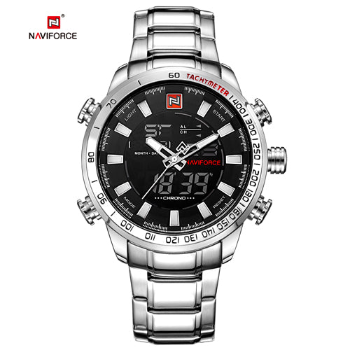 NAVIFORCE Mens Watch Quartz Analog  Luxury Fashion Sport