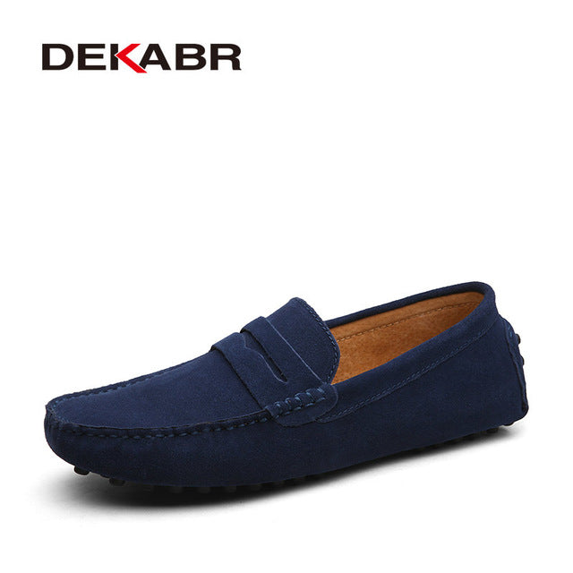 DEKABR Large Size 50 Men Loafers Soft Moccasins High Quality Spring Autumn