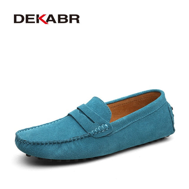 DEKABR Large Size 50 Men Loafers Soft Moccasins High Quality Spring Autumn
