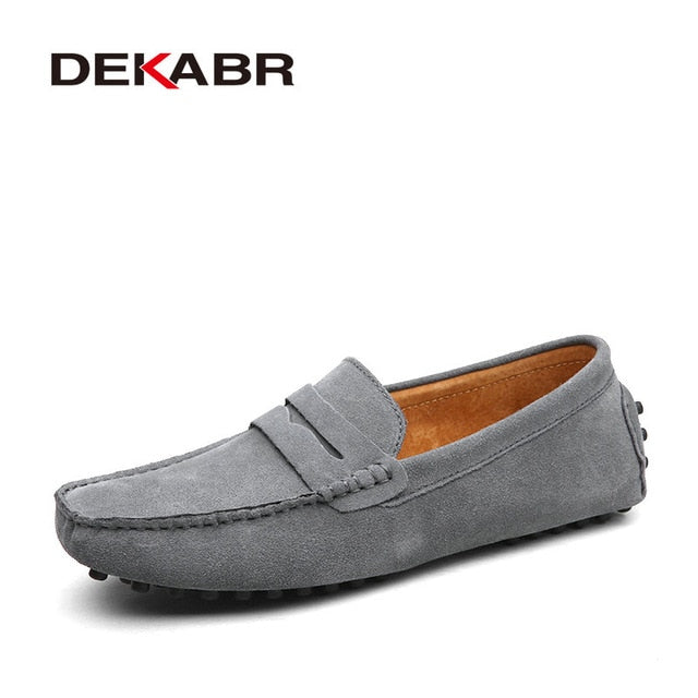 DEKABR Large Size 50 Men Loafers Soft Moccasins High Quality Spring Autumn