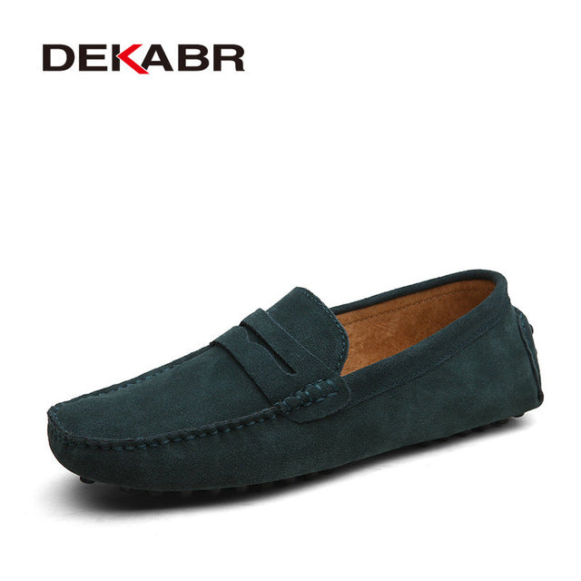 DEKABR Large Size 50 Men Loafers Soft Moccasins High Quality Spring Autumn