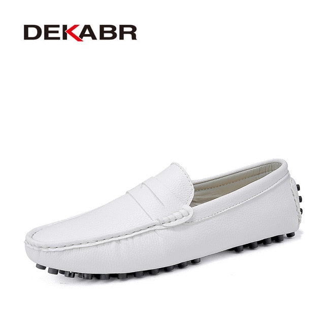DEKABR Large Size 50 Men Loafers Soft Moccasins High Quality Spring Autumn