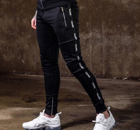 New Men's Suit Fitness Pure Cotton Sports Card Suit Autumn