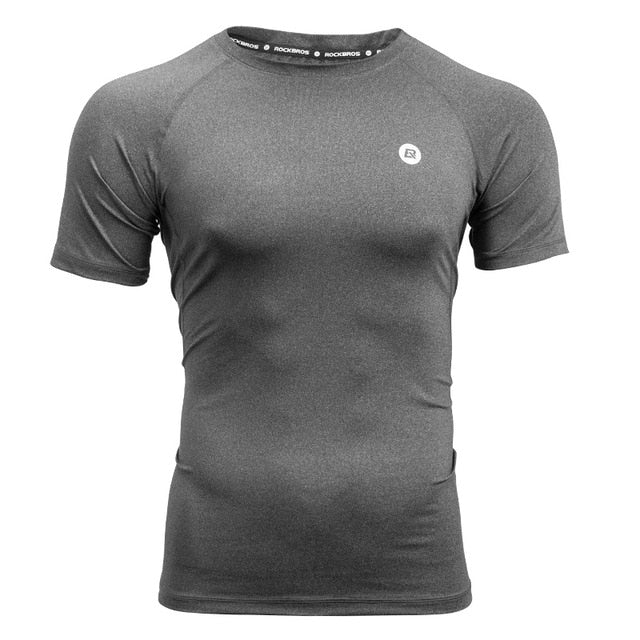 ROCKBROS Running Sets Gym Sportswear Suit Fitness T-shirt Shorts Sports