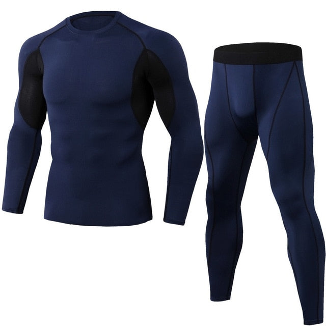 Men's Compression Running jogging Suits Clothes Sports