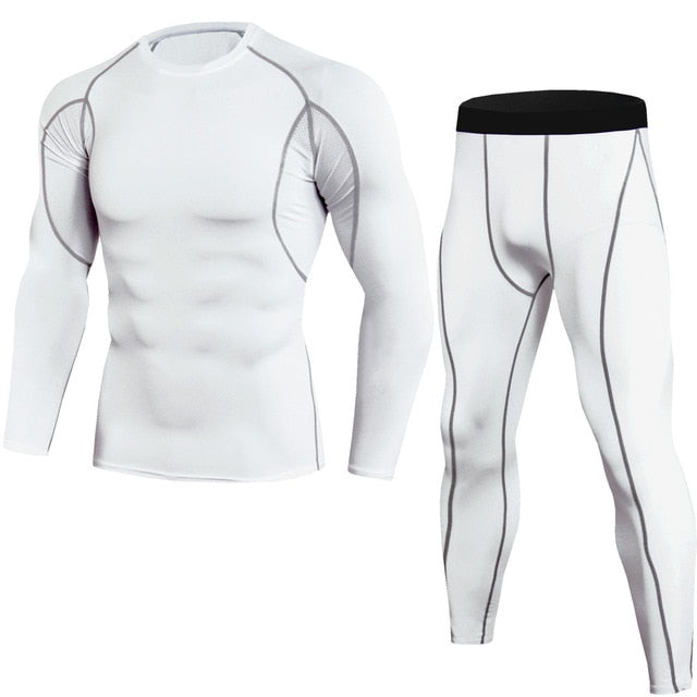 Men's Compression Running jogging Suits Clothes Sports