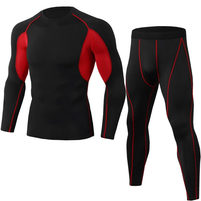 Men's Compression Running jogging Suits Clothes Sports