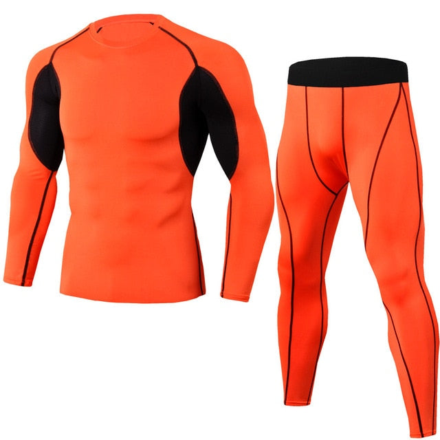 Men's Compression Running jogging Suits Clothes Sports