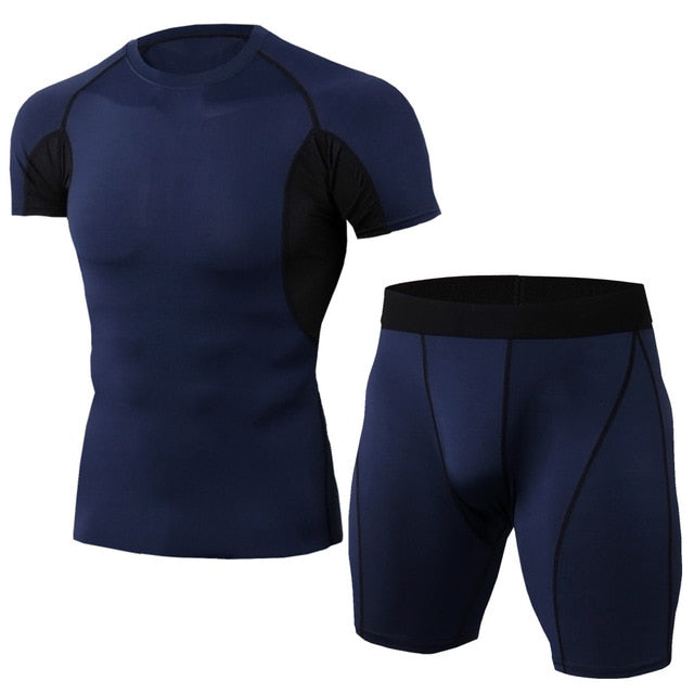 Men's Compression Running jogging Suits Clothes Sports