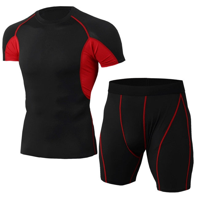 Men's Compression Running jogging Suits Clothes Sports
