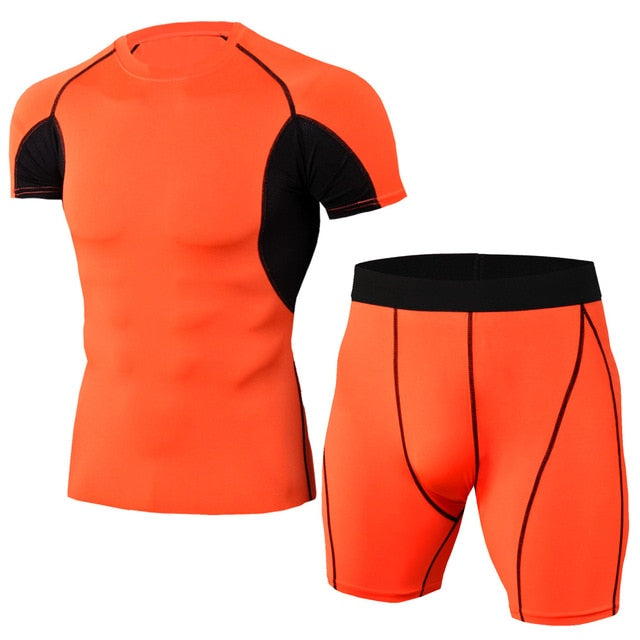 Men's Compression Running jogging Suits Clothes Sports