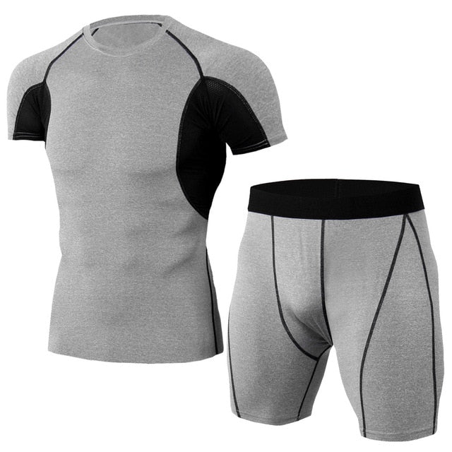 Men's Compression Running jogging Suits Clothes Sports