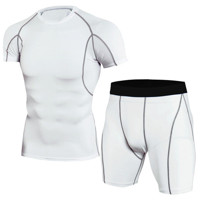 Men's Compression Running jogging Suits Clothes Sports
