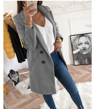 Women Coat Outerwear Winter Clothing Fashion Warm