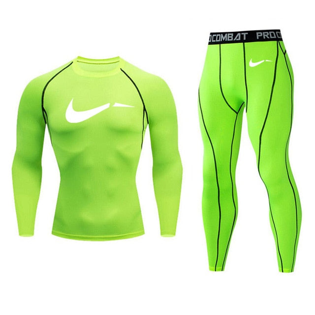 Running tights Sports suit Track suit Gym Man