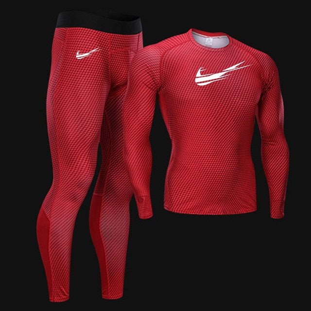 Running tights Sports suit Track suit Gym Man