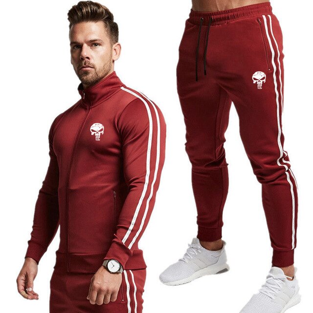 Running Set Suits Men's Tracksuit Sports Suit Gym