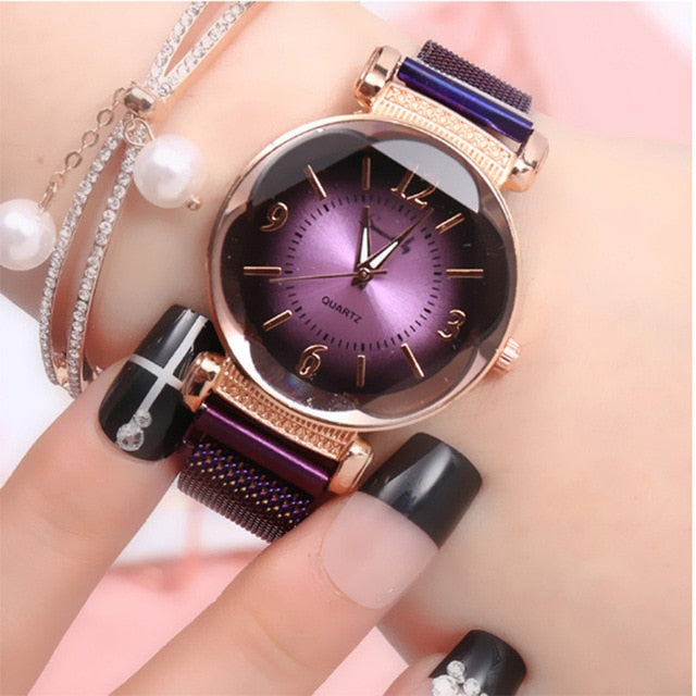 Women watch Fashion wild New watch Milan Magnet Buckle